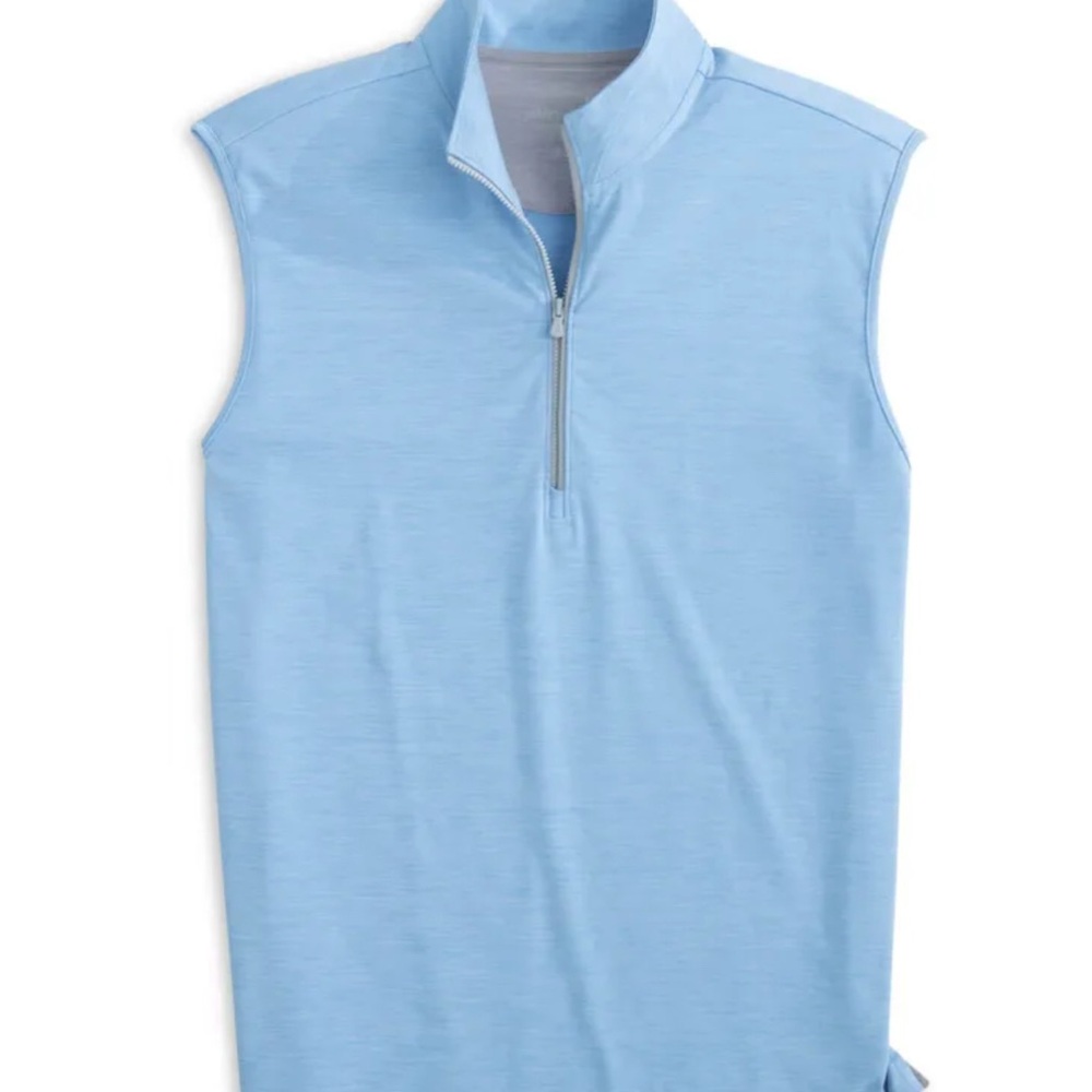 johnnie-O Light Blue Vest - Picture 2 of 6
